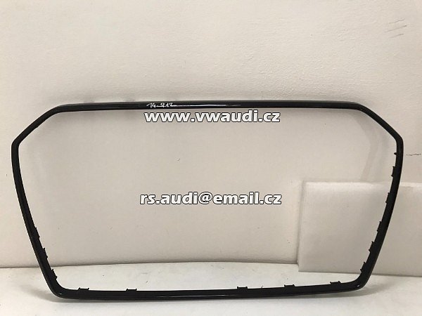 4G0 807 715 C  Audi A6 4G C7 Rám přední masky - 4G0807715Cgru černý LAK - 2