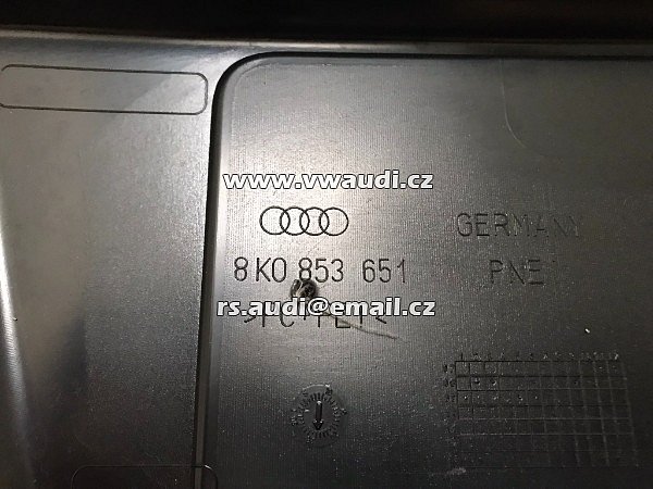 8K0 853 651  OEM AUDI A4 B8 8K MŘÍŽKA chladiče ORIGINÁL - 13