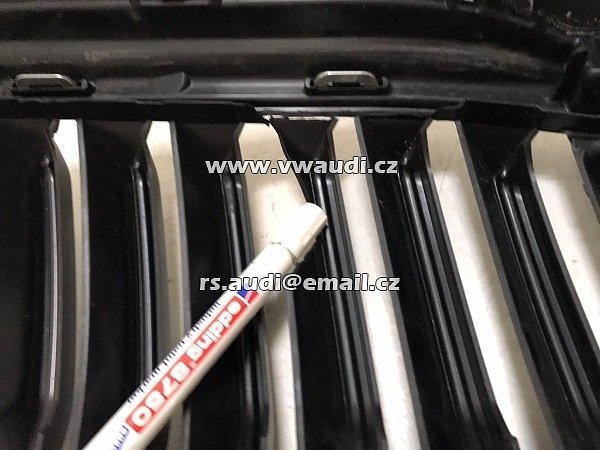 565 853 653 OEM maska ŠKODA Kodiaq 565 Laurin&amp;Klement 565853653  chrom rámeček ! maska prasklá - 12