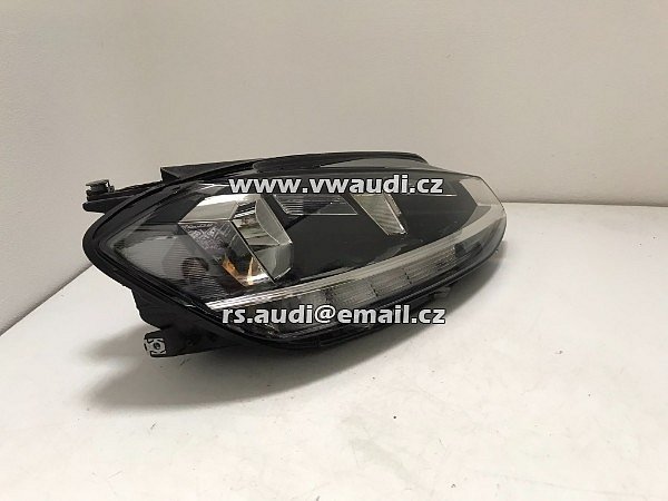 Přední světlo pravý Halogen + VW Golf 7 2017-2020  - 3