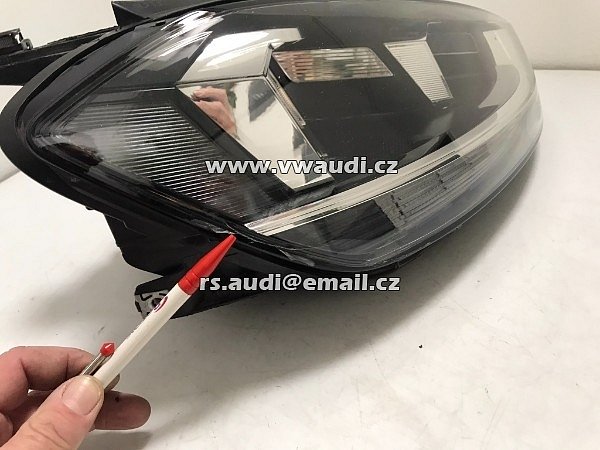 Přední světlo pravý Halogen + VW Golf 7 2017-2020 - 5