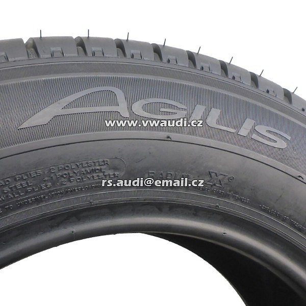 225/65 R16C  4 x MICHELIN 225/65 R16C 112/110R letní pneumatiky Agilis DOT 2022 Nové - 7