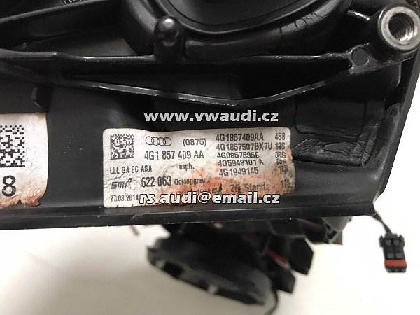 4G1 857 409 AA  vnější zrcátko Audi A6 4G levé sklopné 2011-2014  - 10
