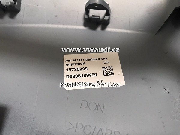 Originální vnější zrcátko Kryt lakovací část Audi A6 A7 A8 2022  - 5