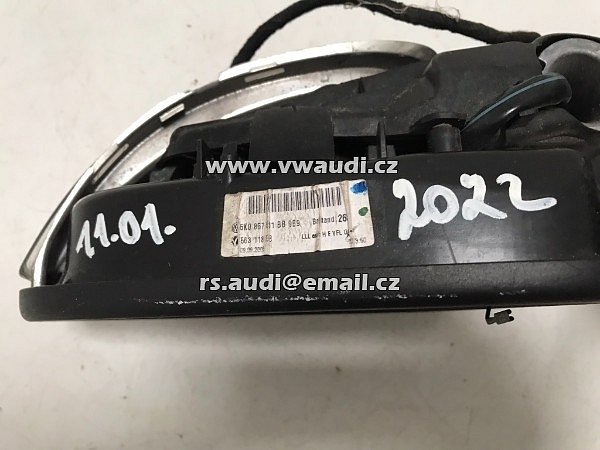 5K0 857 501BB 9B9  olf 6 VI Gti Řidič Pohled zleva Vnější zrcátko Černá CXPCQ - 6