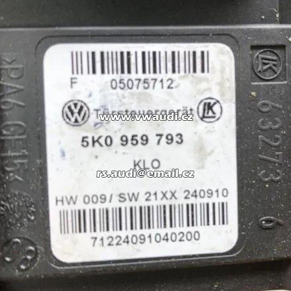 5K0959793 / 1T0959701T Motor regulátoru oken předních dveří Volkswagen Touran I 2011 - 2