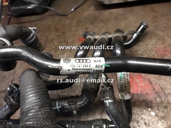 04L 121 064 E Hadice chladicí vody hadice chladicí kapaliny Audi A3 VW Golf 7  - 3