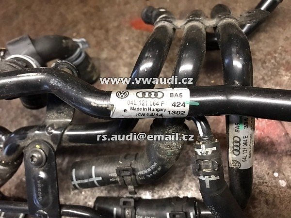 04L 121 064 E Hadice chladicí vody hadice chladicí kapaliny Audi A3 VW Golf 7  - 4
