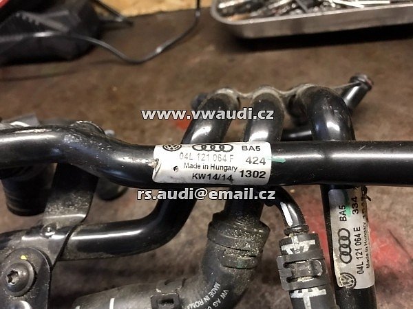 04L 121 064 E Hadice chladicí vody hadice chladicí kapaliny Audi A3 VW Golf 7  - 5