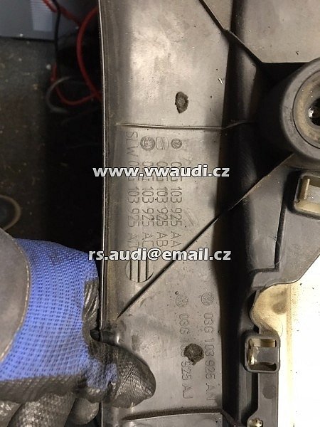 03G 103 925 AN VW TOURAN 1T1, 1T2 1.9 TDI Kryt motoru  - 3
