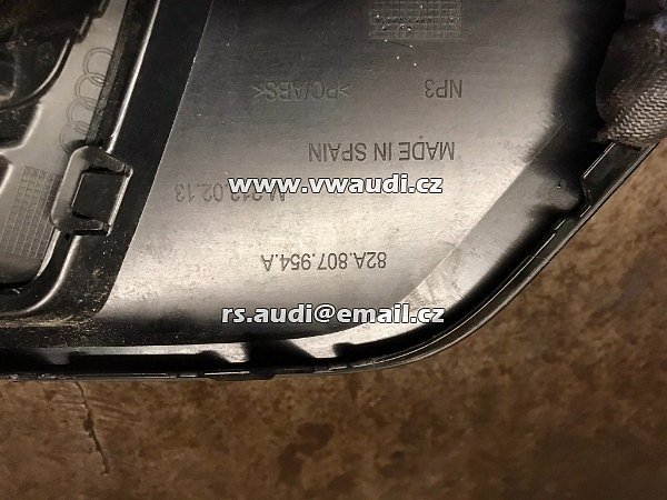 82A 807 954 A Kryt grill pravý Audi A1 Allstreet přední nárazník 82A - 6