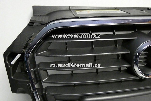 8X0 853 651 Mřížka chladiče Audi A1 (8x1, 8xk) 8X0 853651 Šedá mřížka chladiče - 2