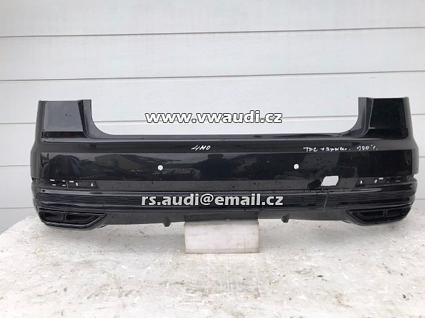 4N0 807 521 J  4N0 807 067B -Audi A8 4N nárazník zadní  Mythosschwarz - 35