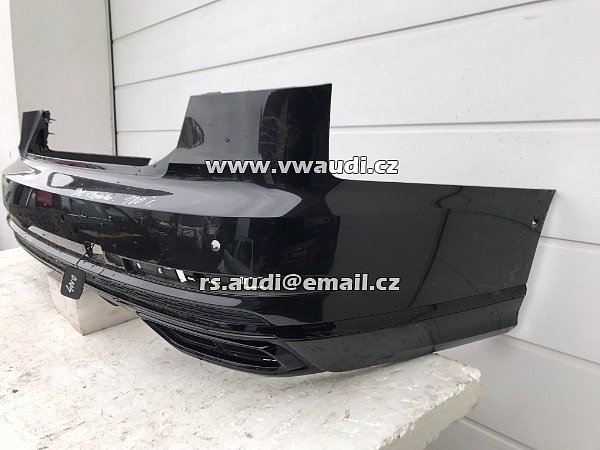 4N0 807 521 J  4N0 807 067B -Audi A8 4N nárazník zadní  Mythosschwarz - 26