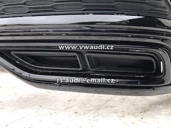 4N0 807 521 J  4N0 807 067B -Audi A8 4N nárazník zadní  Mythosschwarz - 40