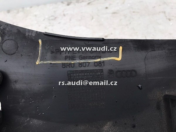 8R0 807 081 A Audi Q5 8R Přední maska ​​Kryt předního panelu  - 6