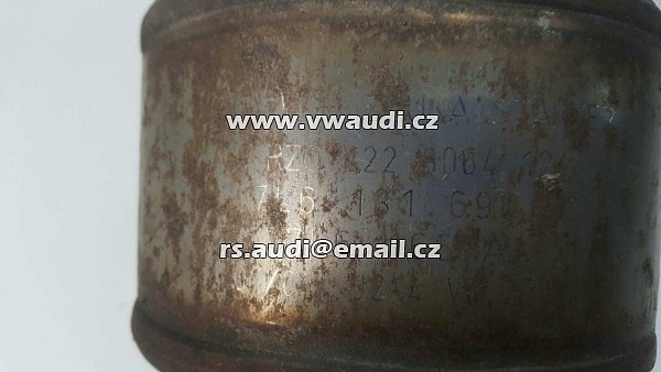 7L6 254 300 X  Katalyzator pro VW Touareg I (7LA, 7L6, 7L7) 5.0 V10 TDI Diesel - 2