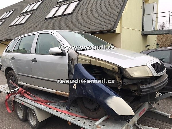 Fabia Comfort Combi FAB   1.4 16V AUA NA NÁHRADNÍ DÍLY  Cislo laku 1B / F7T - 32