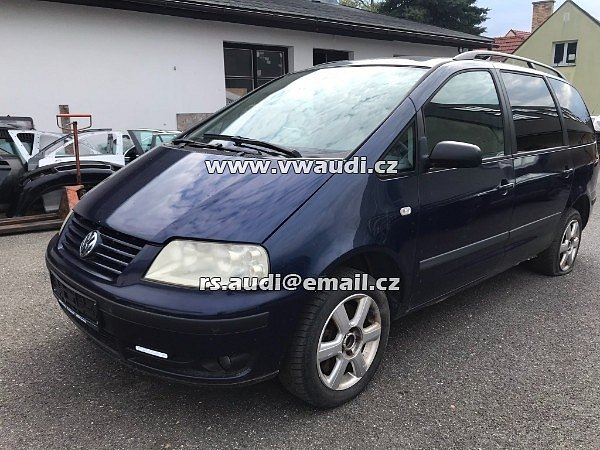 YM21A047A04AGW  VW Sharan  2 generace 7M3 Středový rámeček kolem rádia - středová konzole kolem Rádio Navi 2 Din tunel kolem rádia  - 6