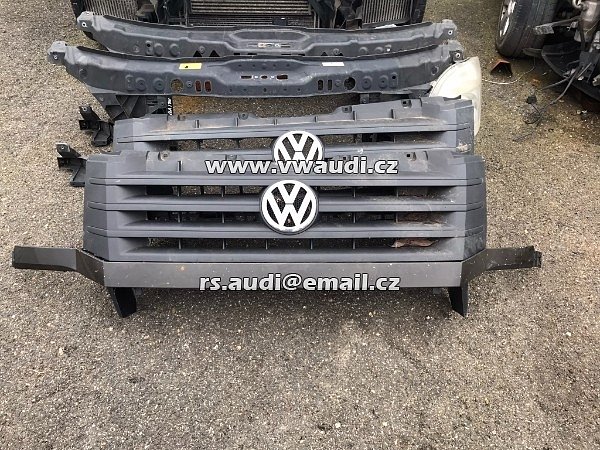 2E0 853653E PRO VW CRAFTER 2011-2017 Mřížka předního nárazníku černá matná  - 8
