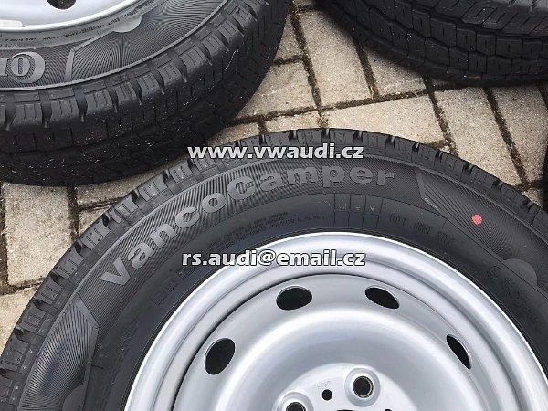 5xSADA 4ks NOVÝCH nepoužitých originál Fiat kol na Fiat Ducato 6J x 15&quot;H2 5x118 ET68 + pneu Continental VancoCamper 215 70 R15 CP 109R. - 28