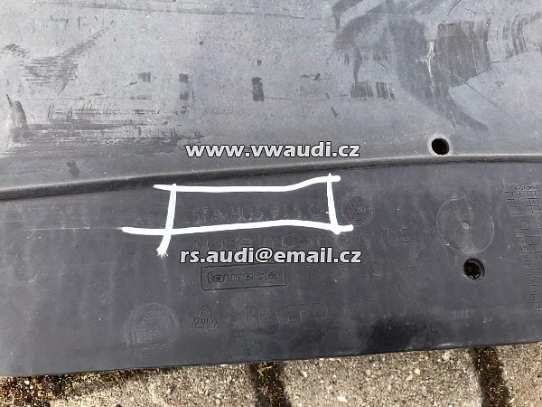 5TA 805 915 C  Touran 5T1 spoiler černý přední saténová černá 5TA805915C9B9 - 3