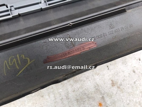 568 807 421  nárazník zadní SKODA KAMIQ 568 NW4 2019  PDC ŠEDÁ STEEL GREY  2021  - 5