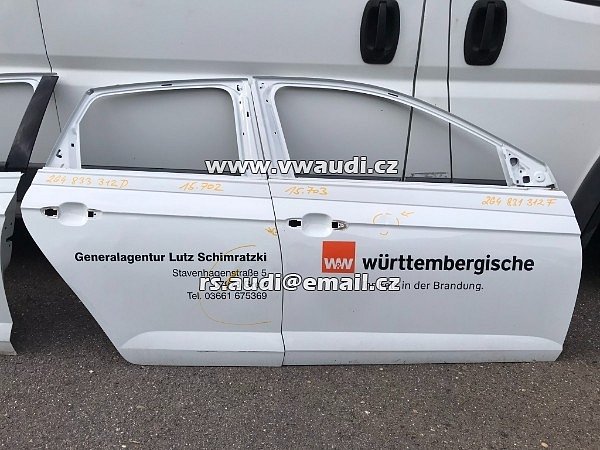 2G4 831 312 F VW Polo 2G Dveře přední pravé dveře spolujezdce 2G4 - 2