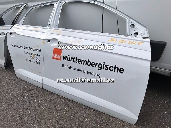 2G4 831 312 F VW Polo 2G Dveře přední pravé dveře spolujezdce 2G4 - 4