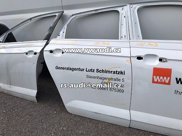 2G4 831 312 F VW Polo 2G Dveře přední pravé dveře spolujezdce 2G4 - 6