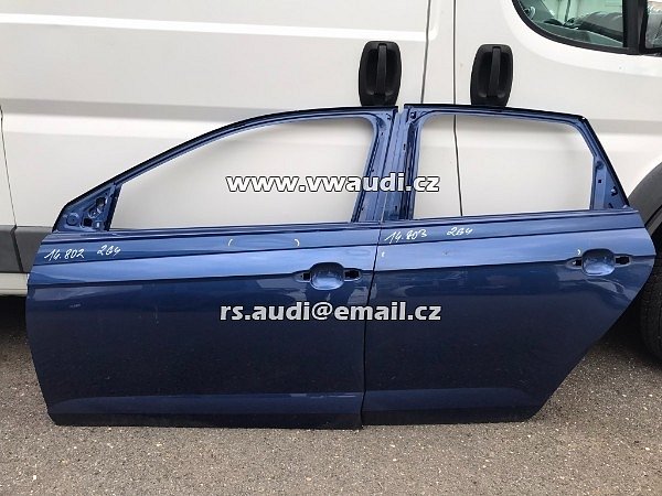 2G4831311 2G4831051  VW Polo VI 6 2G  Přední levé dveře strana řidič LP - 20