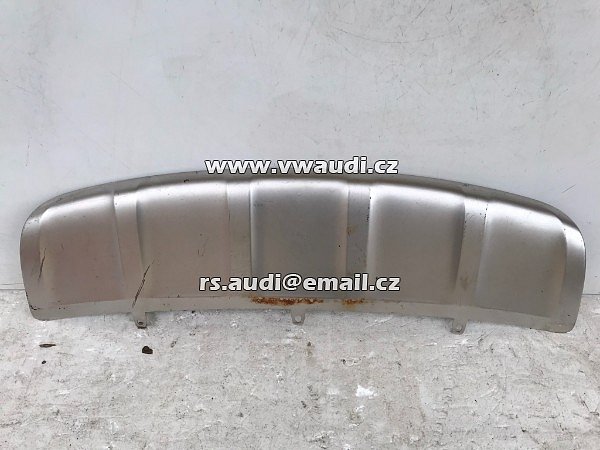 4F0 807 733 Audi A6 C6 ALLROAD PŘEDNÍ NÁRAZNÍK SPODNÍ spoiler OCHRANA KOV PLECH  - 11