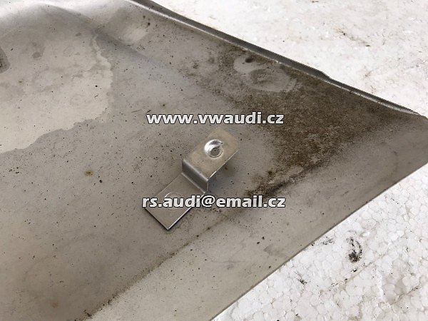 4F0 807 733 Audi A6 C6 ALLROAD PŘEDNÍ NÁRAZNÍK SPODNÍ spoiler OCHRANA KOV PLECH  - 12