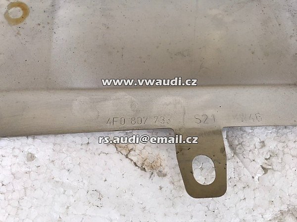 4F0 807 733 Audi A6 C6 ALLROAD PŘEDNÍ NÁRAZNÍK SPODNÍ spoiler OCHRANA KOV PLECH  - 4