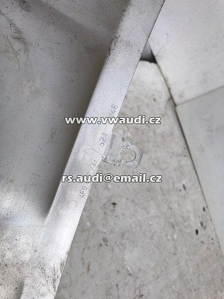 4F0 807 733 Audi A6 C6 ALLROAD PŘEDNÍ NÁRAZNÍK SPODNÍ spoiler OCHRANA KOV PLECH  - 3