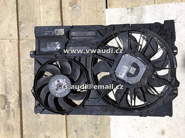 VW T5 Multivan ventilátor chlazení ventilátor 7H0959455B Bosch 0130706200 - 2