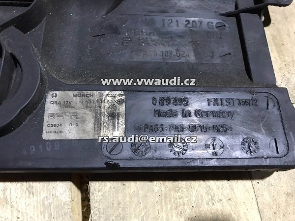 VW T5 Multivan ventilátor chlazení ventilátor 7H0959455B Bosch 0130706200 - 4