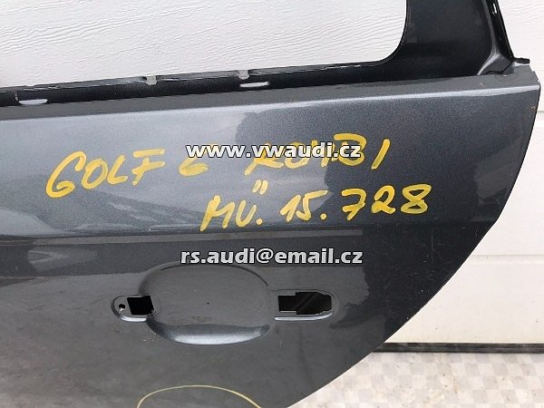  Zadní Levé dveře LZ GOLF 6 VI KOMBI VARIANT 15728 - 7