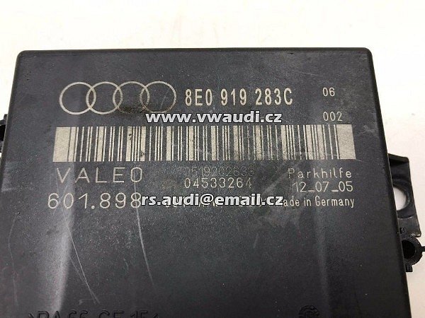 Audi A4 B6 8E B7 Řídicí jednotka parkovacího asistenta - 2