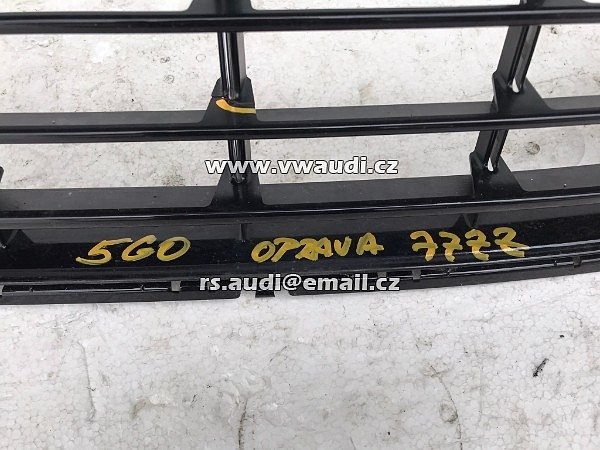 5G0 853 677 AE  R-LINE GRILLE přední nárazník + VW GOLF 7 VII Facelift R od roku 2017 + - 16