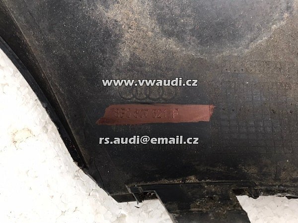 8P0 807 521 Audi A3 8P originální difuzor zadní nárazník 8P0807521F z roku 2008 - 4