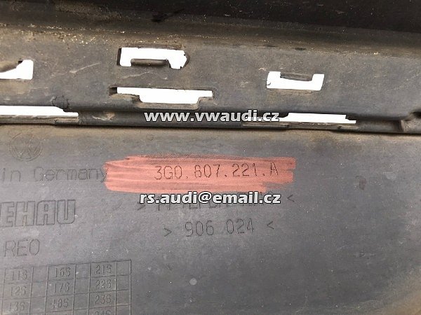 3G0 807 221 A Nárazník přední Volkswagen Passat 3G B8 Highline 2014 - 2019 4x Pdc  - 8