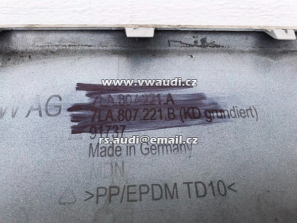 7LA 807 221 A VW T6 2019 2020 2021 PŘEDNÍ  NÁRAZNÍK  - 6