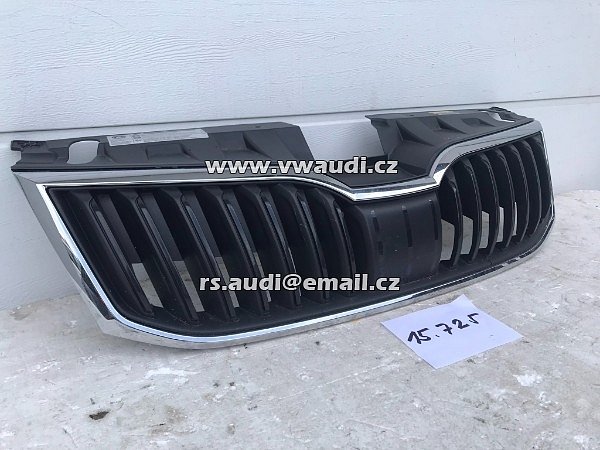 5E0 853 653A Maska s chromem Octavia  3 III facelift, 5E0853653A - 4