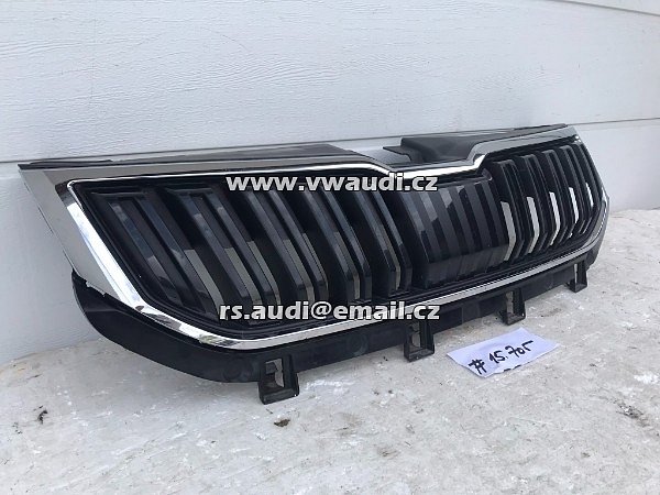 57A 853 343  Škoda KAROQ 7/2017   Maska přední Grill mřížka nárazníku - 17