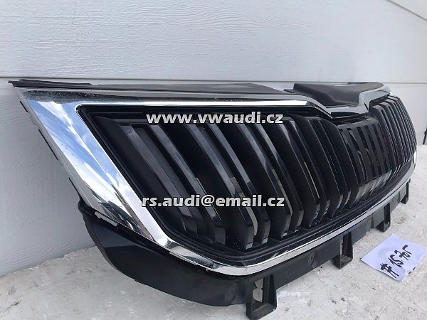 57A 853 343  Škoda KAROQ 7/2017   Maska přední Grill mřížka nárazníku - 15