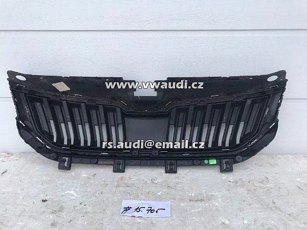 57A 853 343  Škoda KAROQ 7/2017   Maska přední Grill mřížka nárazníku - 14