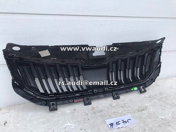 57A 853 343  Škoda KAROQ 7/2017   Maska přední Grill mřížka nárazníku - 13