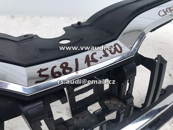 568 853 653 Škoda Kamiaq   Chrom rámeček pro masku  - 11