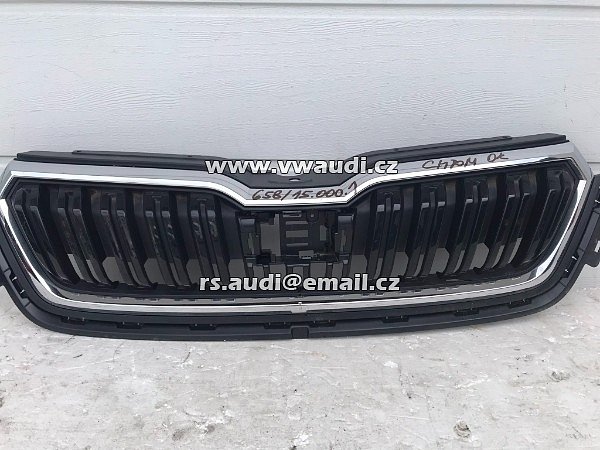 568 853 653 A  Chrom rámeček pro masku  Škoda Kamiaq - 2